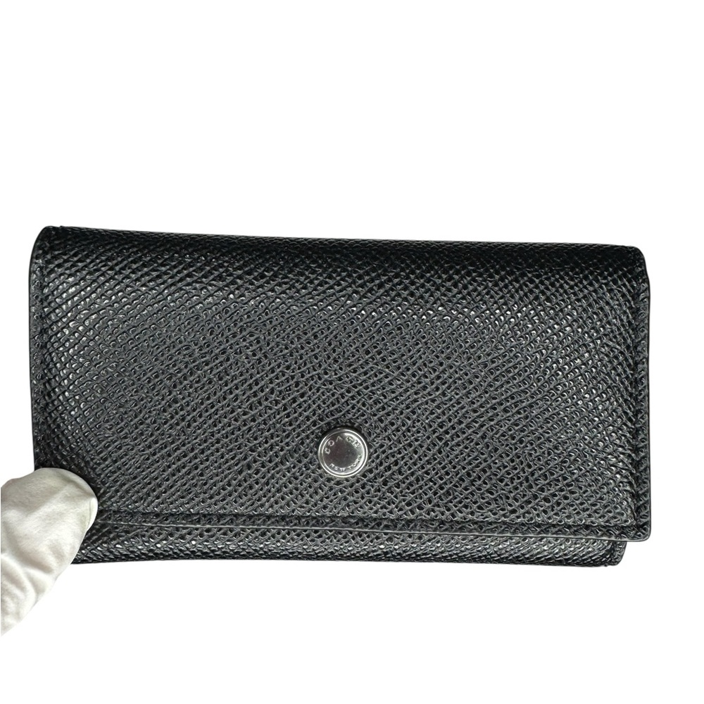 Coach Black 5 Key Ring Holder